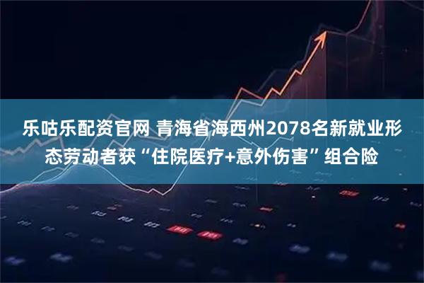 乐咕乐配资官网 青海省海西州2078名新就业形态劳动者获“住院医疗+意外伤害”组合险