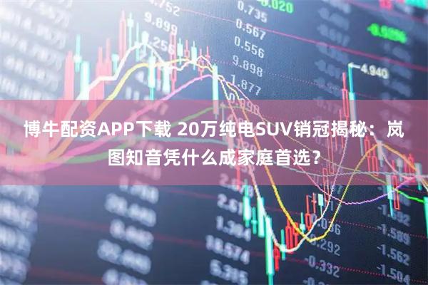 博牛配资APP下载 20万纯电SUV销冠揭秘：岚图知音凭什么成家庭首选？